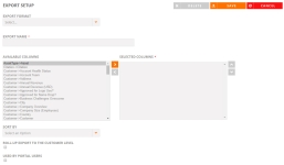 Export page